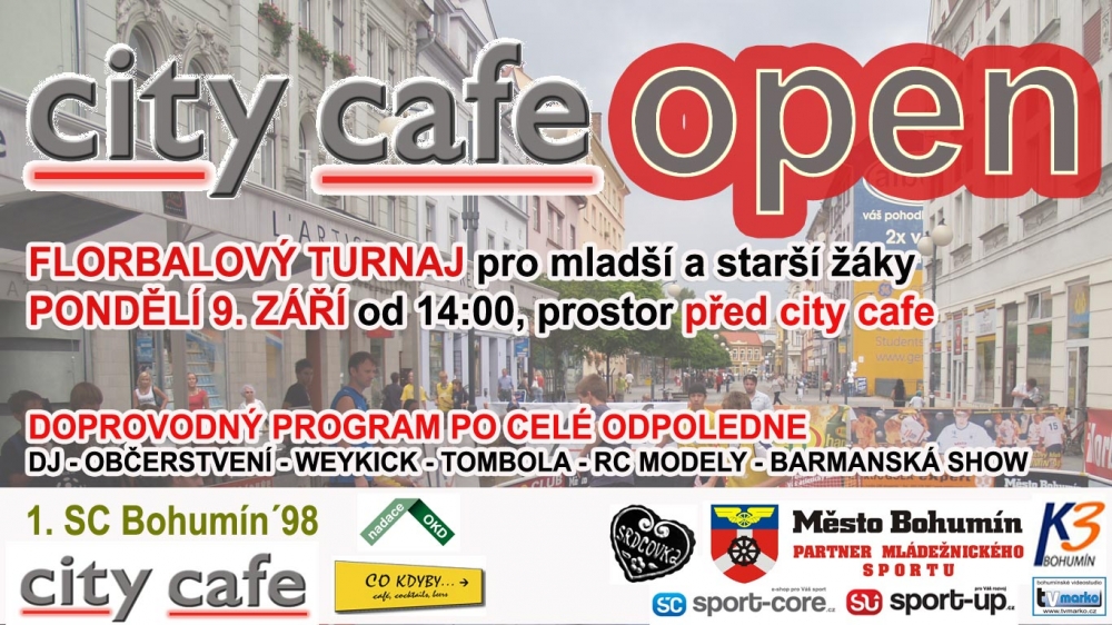 Za podpory Nadace OKD a města Bohumín pořádáme dva florbalové turnaje.