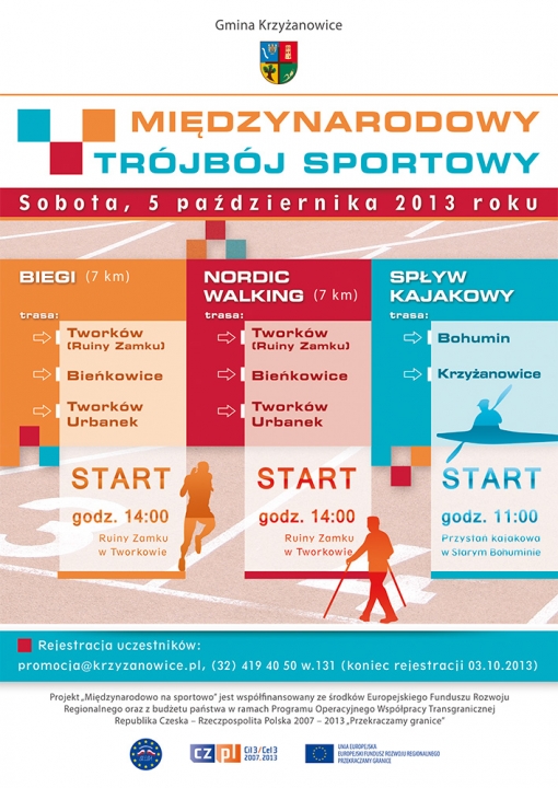 Mezinárodní sportovní trojboj za hranicemi.