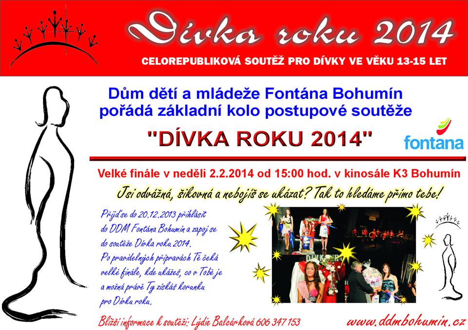 Dívka roku 2014. Teď se u nás můžeš přihlásit!