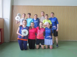 Bohumínské frisbee na svém druhém turnaji.
