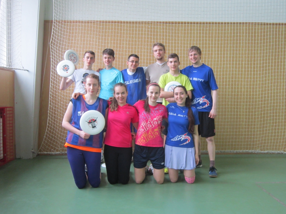 Bohumínské frisbee na svém druhém turnaji.