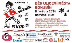 Běh ulicemi města Bohumín ve čtvrtek 8. května.