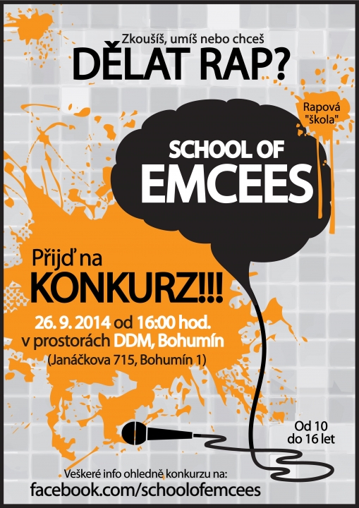 School of Emcees, divadelní nebo loutkový kroužek. Některé z našich novinek.