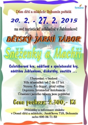 Přihlaste se včas na pobytový jarní tábor v Návsí u Jablunkova.
