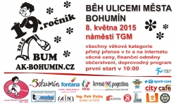 Běh ulicemi města a Čokoládová tretra v Bohumíně.