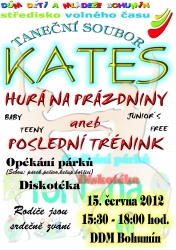 Hurá na prázdniny aneb poslední trénink TS Kates.