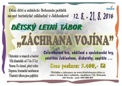 Chceš v srpnu na tábor? Máme pro tebe místo :-)