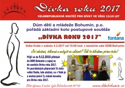 Dívka roku 2017. Další ročník celostátní soutěže.