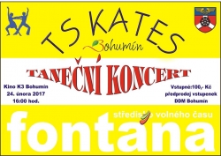 Taneční koncert TS KATES 24. února v K3.