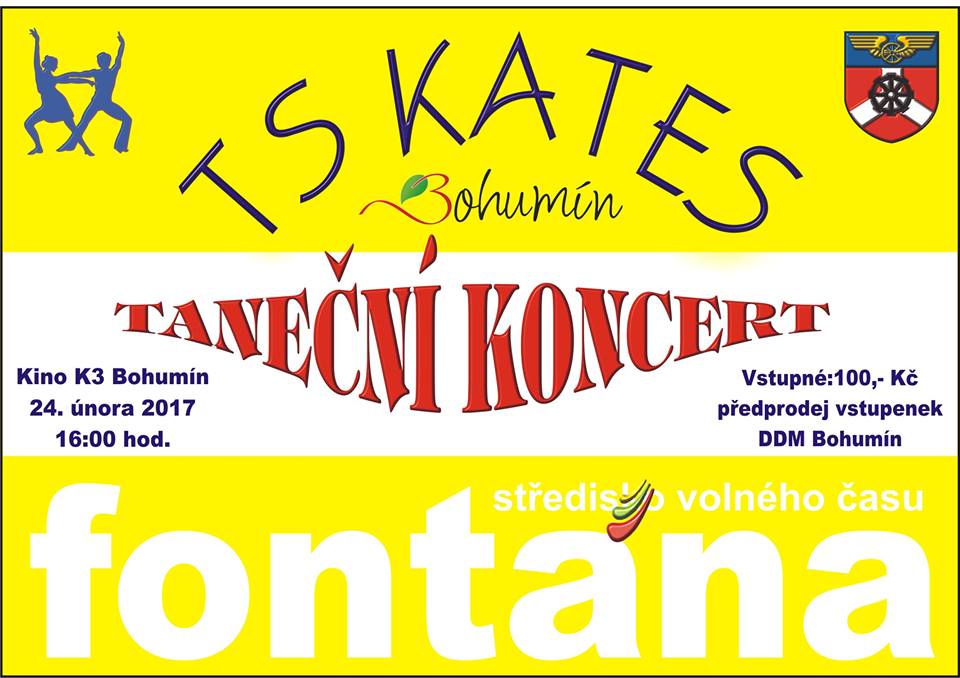 Taneční koncert TS KATES 24. února v K3.