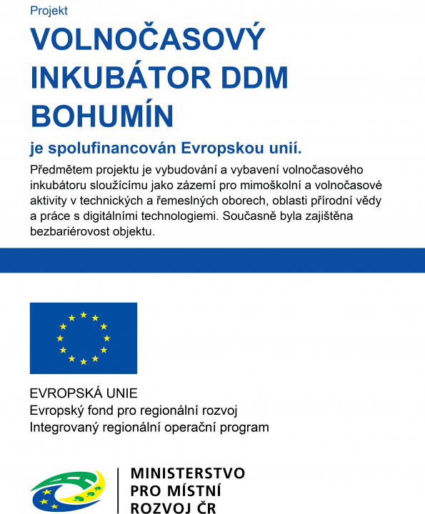 Volnočasový inkubátor byl otevřen dětem.