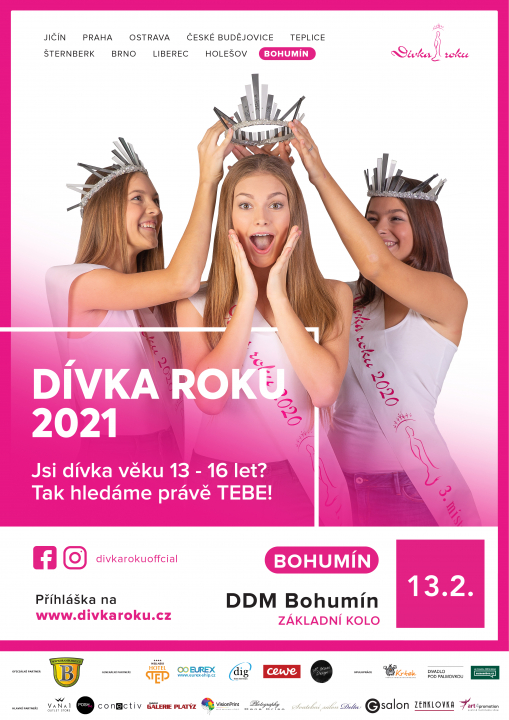 Dívka roku 2021. Přihlas se.