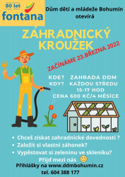 Jarní novinka! Zahradnický kroužek