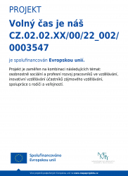 Volný čas je náš. Startujeme 1. ledna 2023