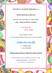 Velikonoční keramická dílna pro rodiče s dětmi
