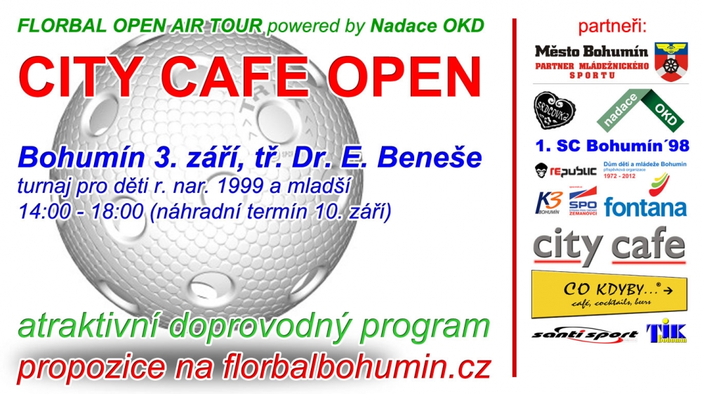 City cafe open a Co kdyby... open s podporou Nadace OKD
