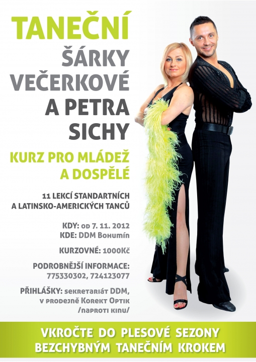 Nový taneční kurz pro mládež a dospělé.