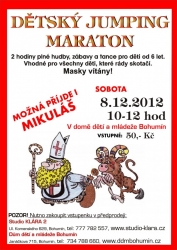 JUMPING MARATÓN pro děti v naší tělocvičně.