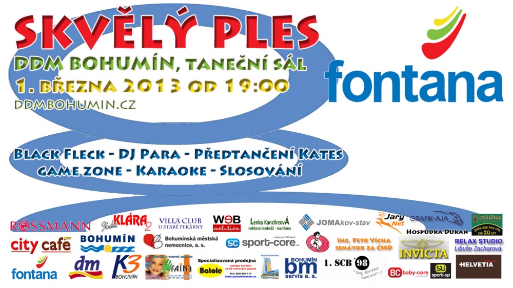 SKVĚLÝ PLES DDM BOHUMÍN 1. března 2013.